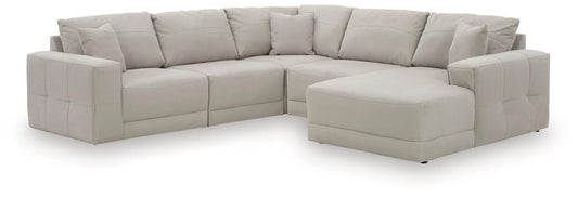 Seccional Gaucho de 5 piezas de última generación con chaise longue