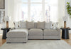 Seccional de sofá Aslan Court de 3 piezas con chaise longue