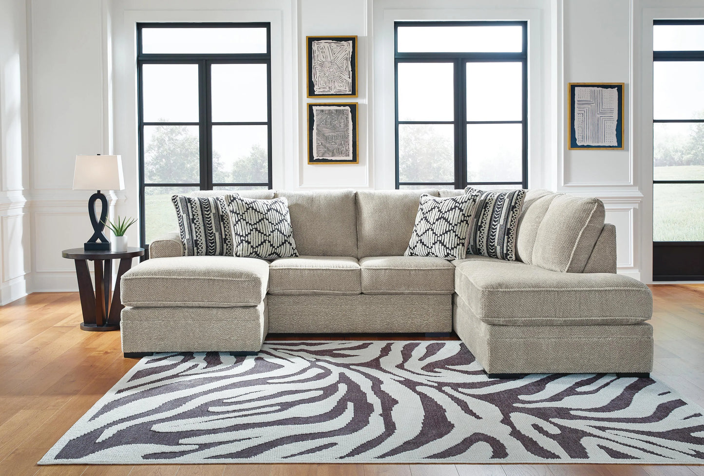 Seccional de 2 piezas Calnita con chaise lounge