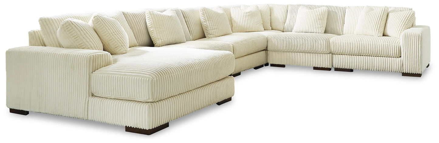 Seccional Lindyn de 6 piezas con chaise