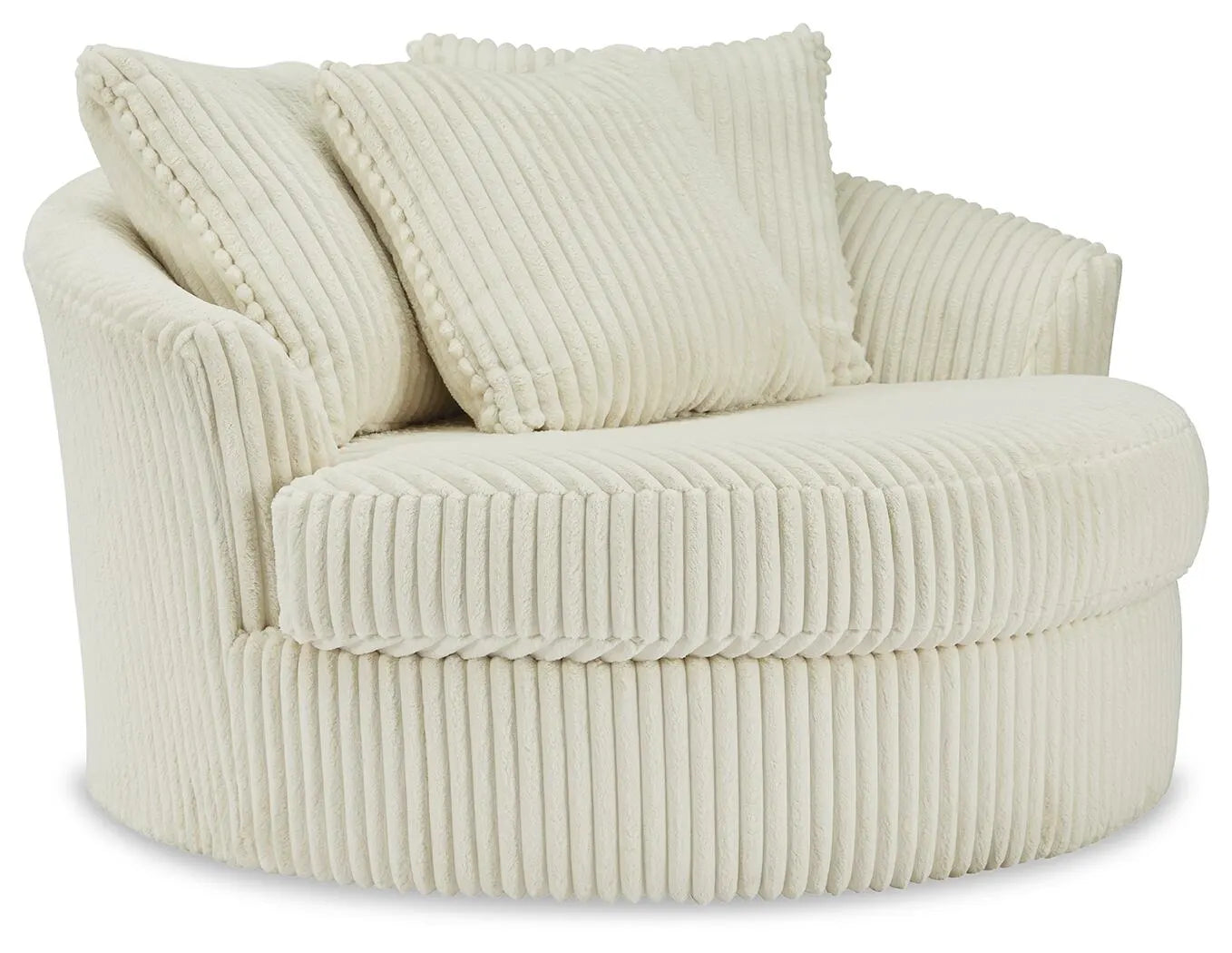 Sillón giratorio Lindyn de gran tamaño
