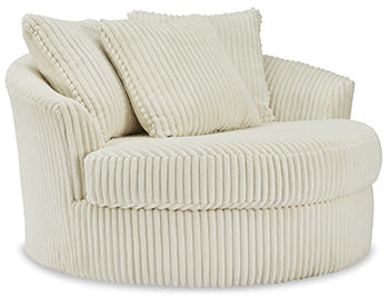 Sillón giratorio Lindyn de gran tamaño