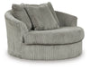 Lindyn Oversized Swivel Accent Chair