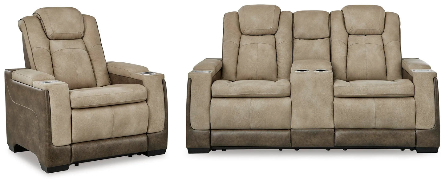 Sofá reclinable biplaza eléctrico y sillón reclinable eléctrico DuraPella de última generación