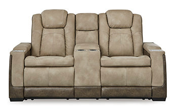 Sofá reclinable biplaza Next-Gen DuraPella con consola