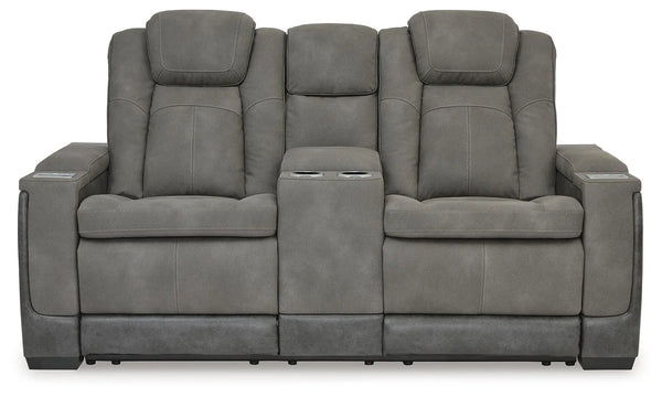 Sofá reclinable biplaza Next-Gen DuraPella con consola
