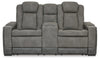 Sofá reclinable biplaza Next-Gen DuraPella con consola
