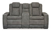Sofá reclinable biplaza Next-Gen DuraPella con consola