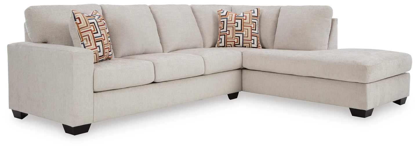 Sofá seccional de 2 piezas Aviemore con chaise longue
