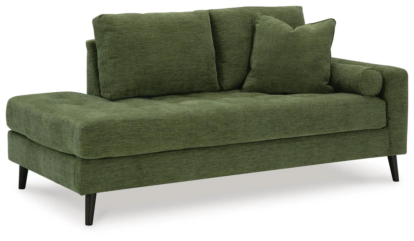 Chaise de esquina Bixler con brazo derecho