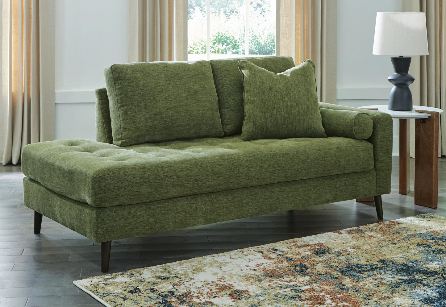 Chaise de esquina Bixler con brazo derecho