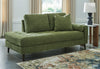 Chaise de esquina Bixler con brazo derecho