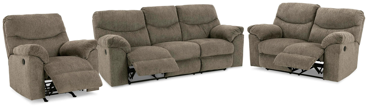Sofá reclinable, sofá biplaza y sillón reclinable Alphons