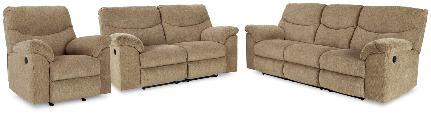 Sofá reclinable, sofá biplaza y sillón reclinable Alphons
