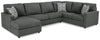 Seccional de 3 piezas con chaise Edenfield