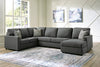 Seccional de 3 piezas con chaise Edenfield