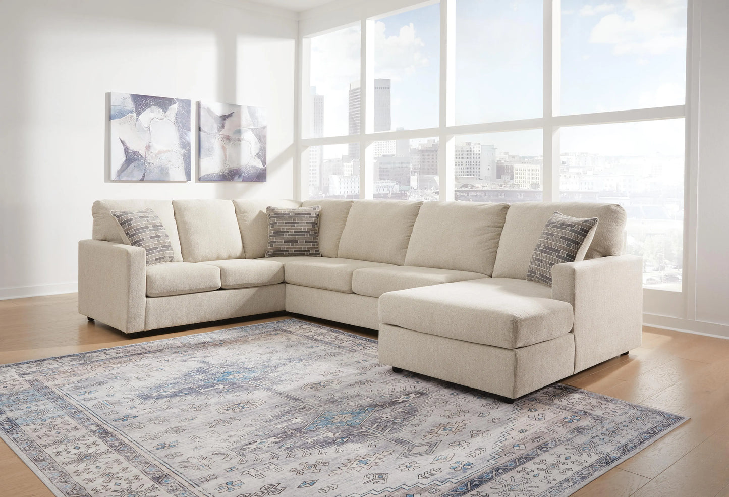 Seccional de 3 piezas con chaise Edenfield