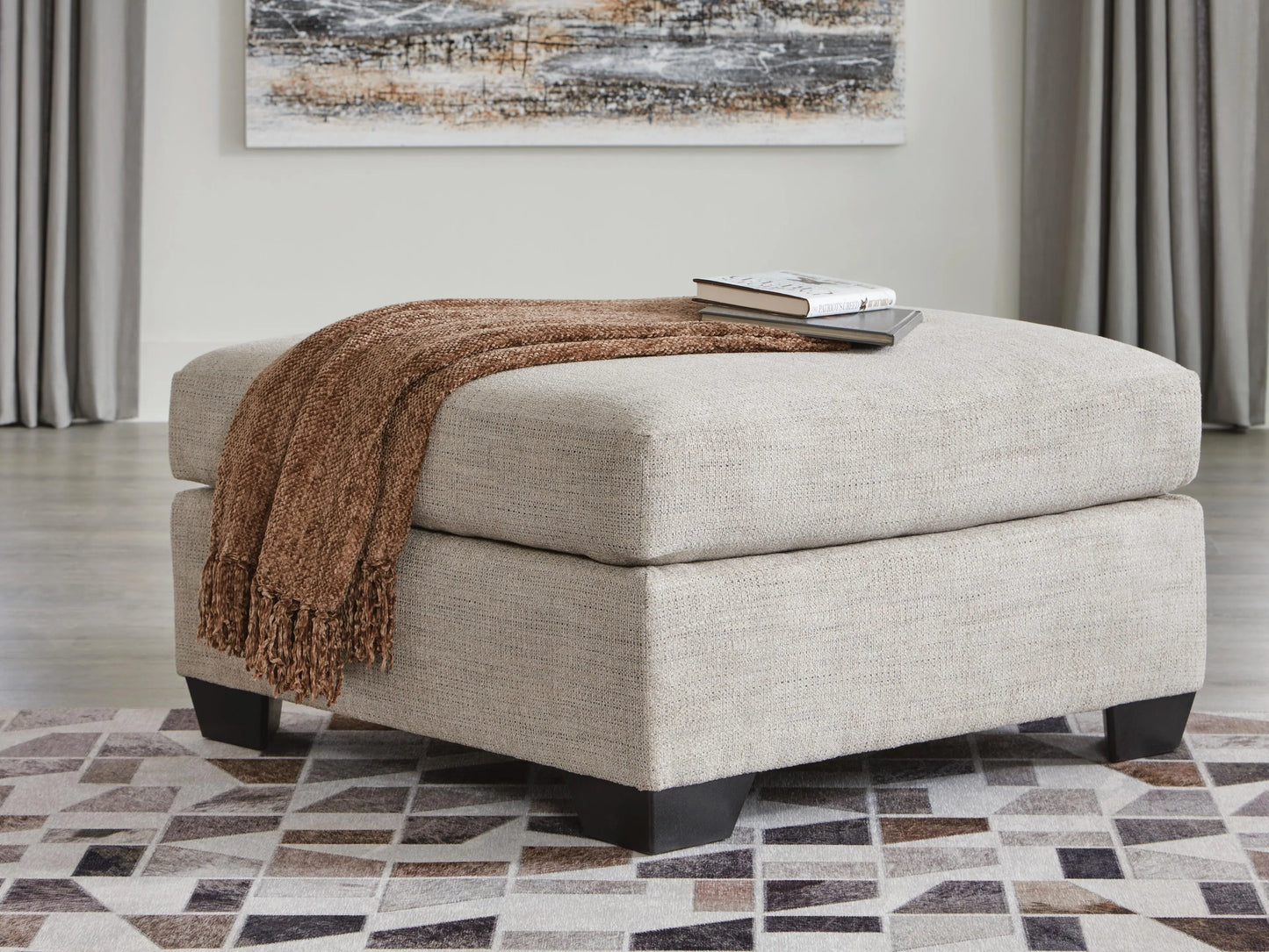 Puf decorativo extragrande Mahoney