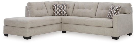 Seccional Chaise con Sofá Cama de 2 Piezas Mahoney