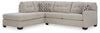 Seccional Mahoney de 2 piezas con chaise longue