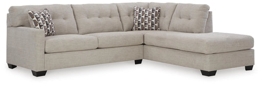 Seccional Chaise con Sofá Cama de 2 Piezas Mahoney