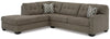 Seccional Chaise con Sofá Cama de 2 Piezas Mahoney