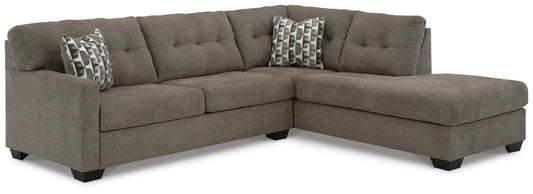 Seccional Mahoney de 2 piezas con chaise longue