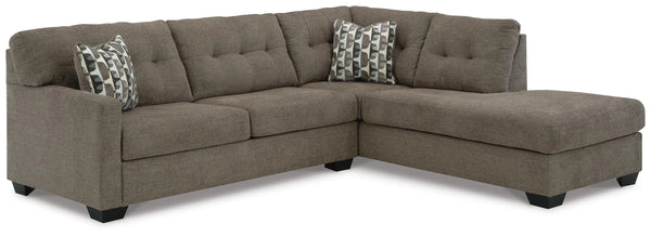 Seccional Mahoney de 2 piezas con chaise longue