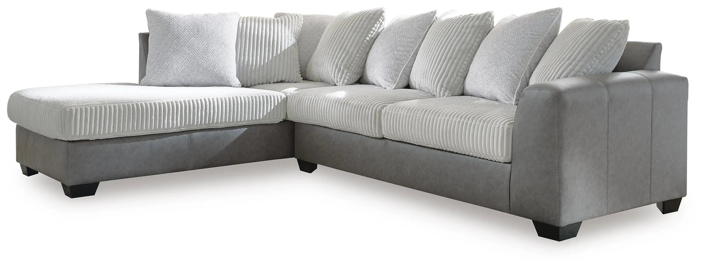 Seccional Clairette Court de 2 piezas con chaise lounge