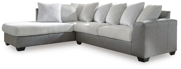 Seccional Clairette Court de 2 piezas con chaise lounge
