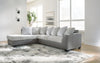 Seccional Clairette Court de 2 piezas con chaise lounge