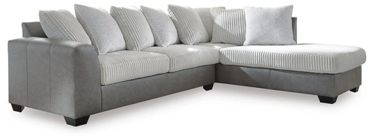 Seccional Clairette Court de 2 piezas con chaise lounge