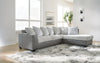 Seccional Clairette Court de 2 piezas con chaise lounge