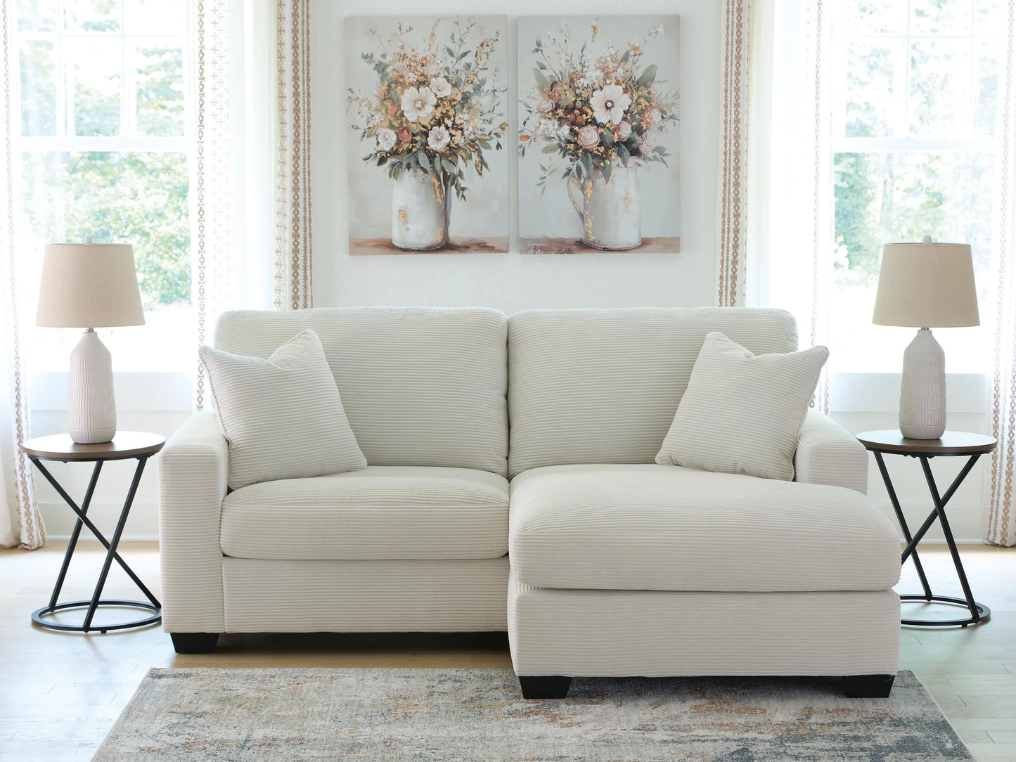 Sofá con chaise longue Amesley