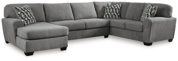 Sofá seccional de 3 piezas Birkdale Court con chaise longue