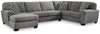 Sofá seccional de 3 piezas Birkdale Court con chaise longue