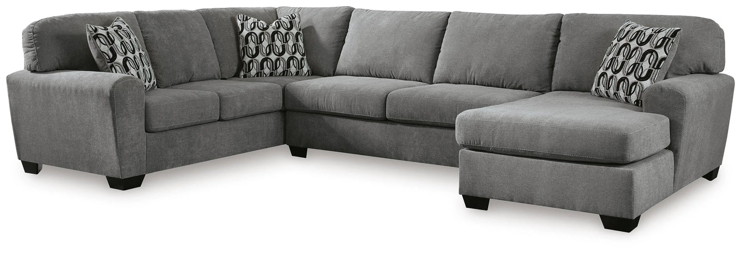 Sofá seccional de 3 piezas Birkdale Court con chaise longue