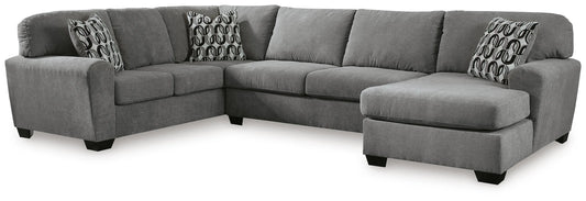 Sofá seccional de 3 piezas Birkdale Court con chaise longue