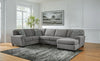 Sofá seccional de 3 piezas Birkdale Court con chaise longue