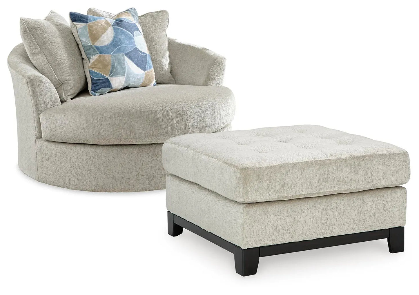 Maxon Place Sillón y otomana de gran tamaño