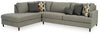Sofá seccional de dos piezas Santasia con chaise longue