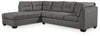Pitkin seccional de 2 piezas con chaise lounge