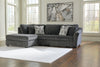 Seccional Biddeford de 2 Piezas con Chaise