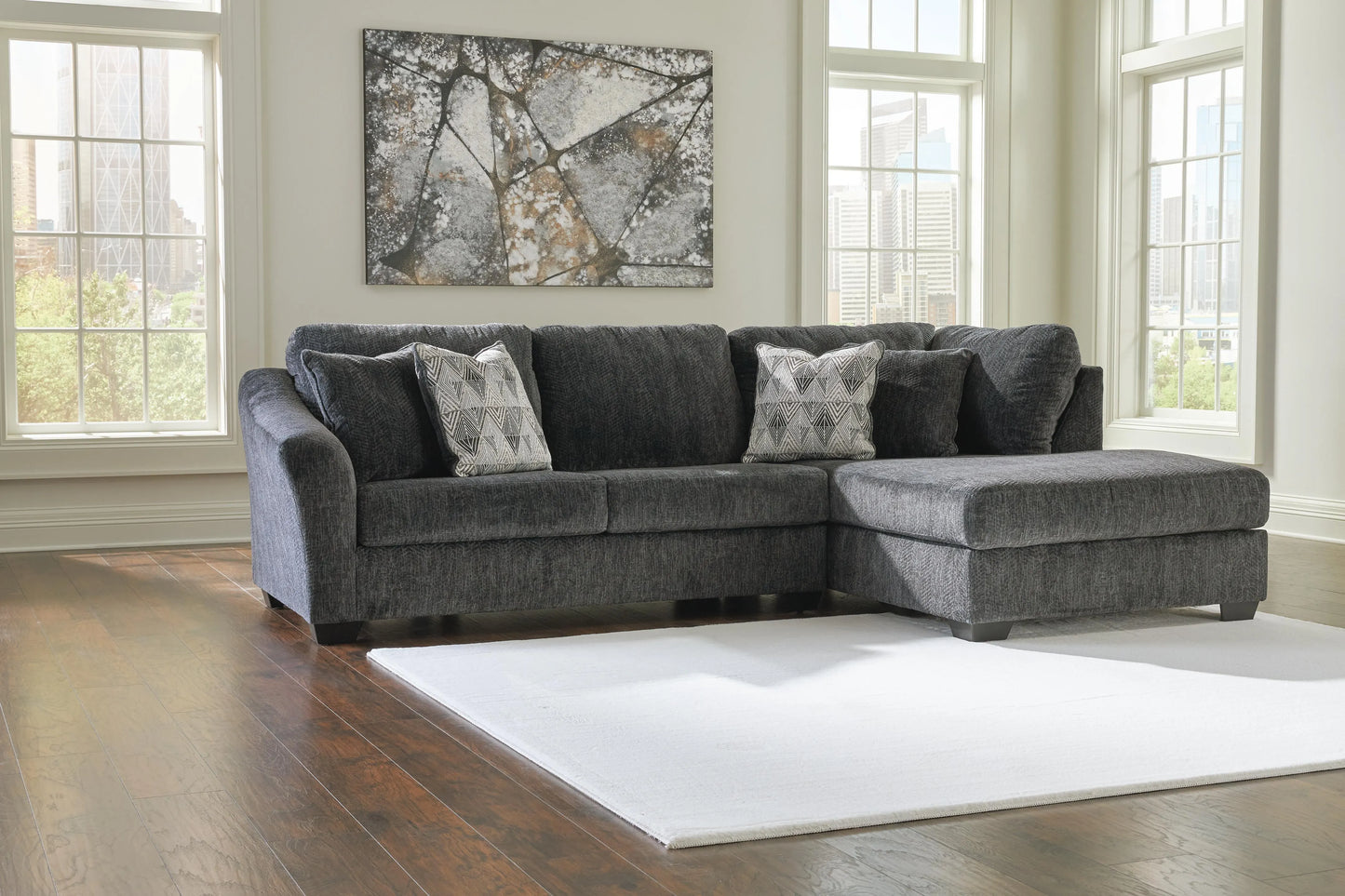 Seccional Biddeford de 2 Piezas con Chaise