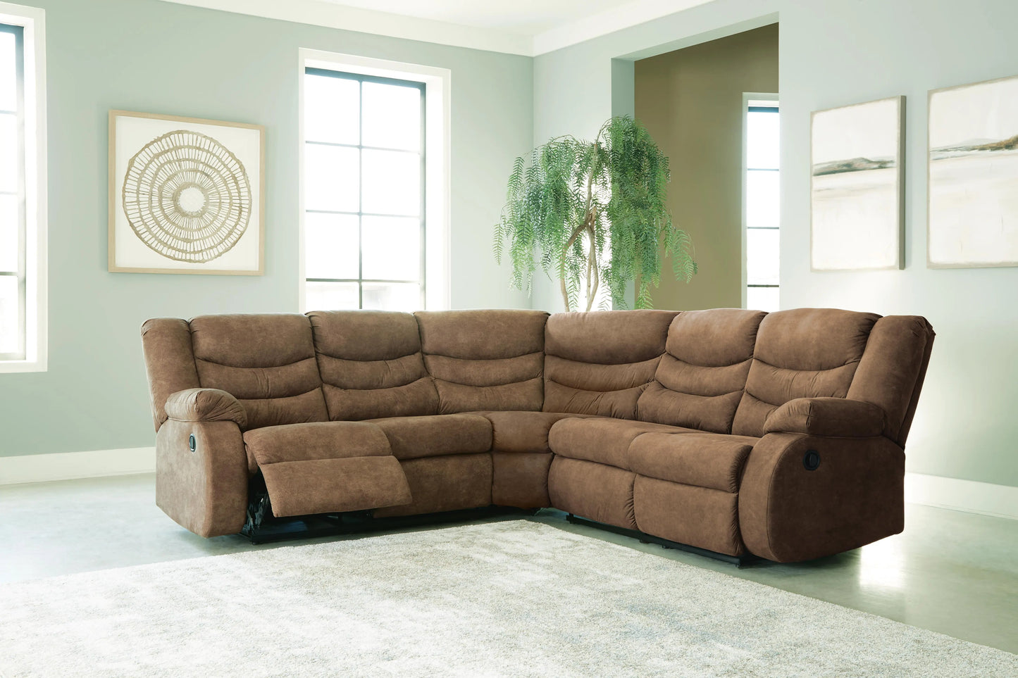 Sofá seccional reclinable de 2 piezas Partymate