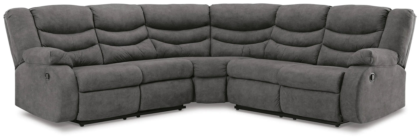 Sofá seccional reclinable de 2 piezas Partymate