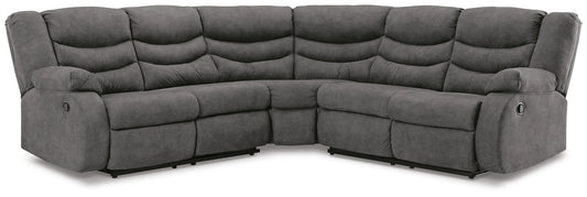 Sofá seccional reclinable de 2 piezas Partymate