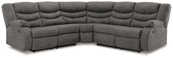 Sofá seccional reclinable de 2 piezas Partymate