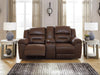 Sofá reclinable biplaza Stoneland con consola