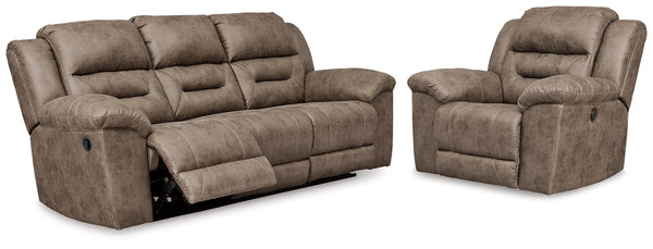 Sofá reclinable y sillón reclinable eléctrico Stoneland